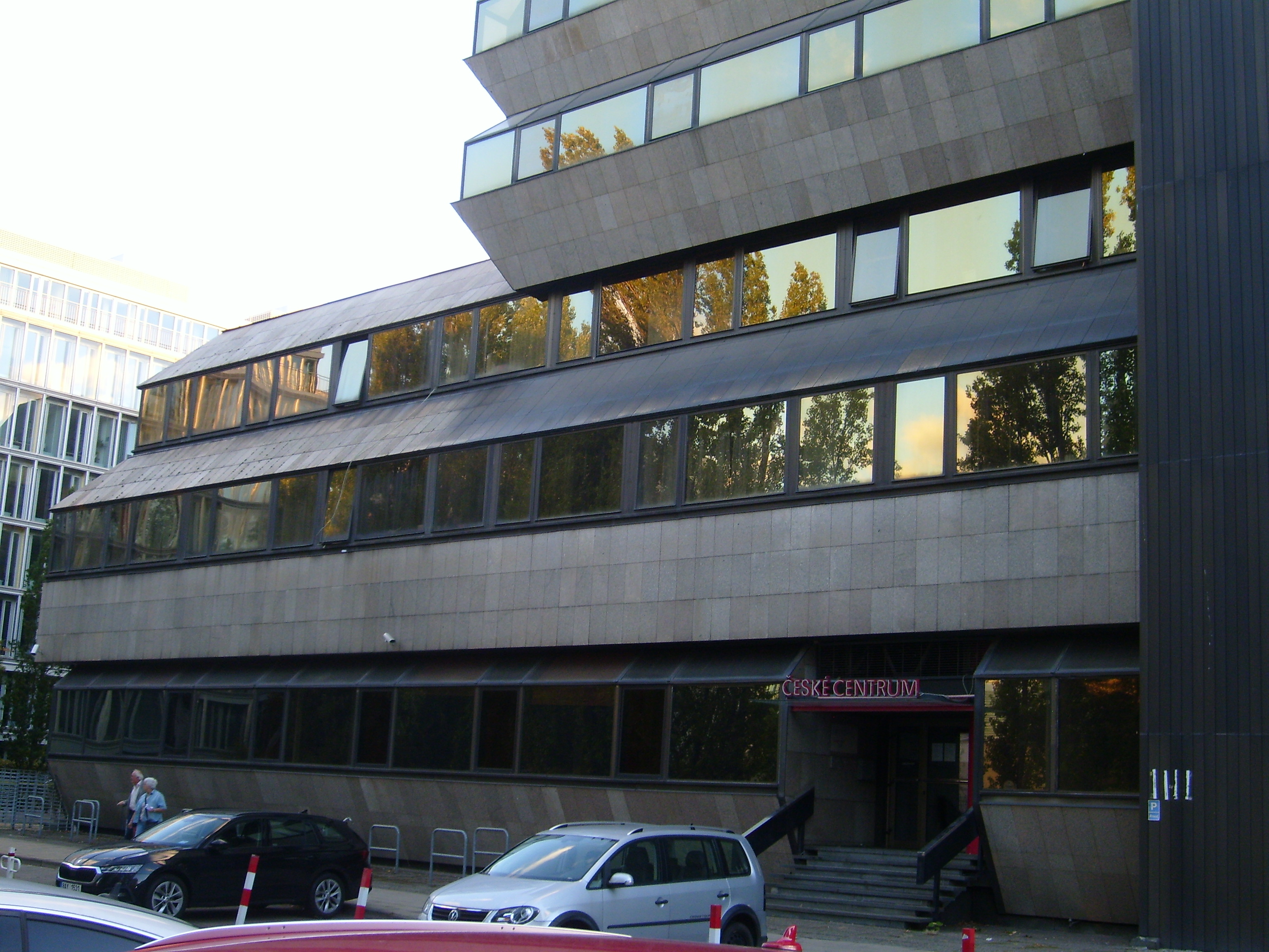 the front of the Czech Embassy in Berlin